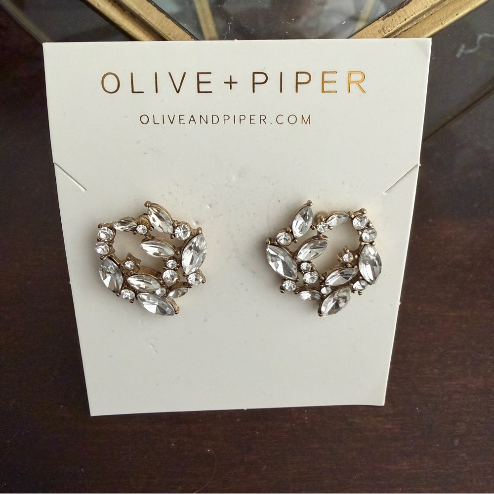 Olive and Piper Cluster Earrings